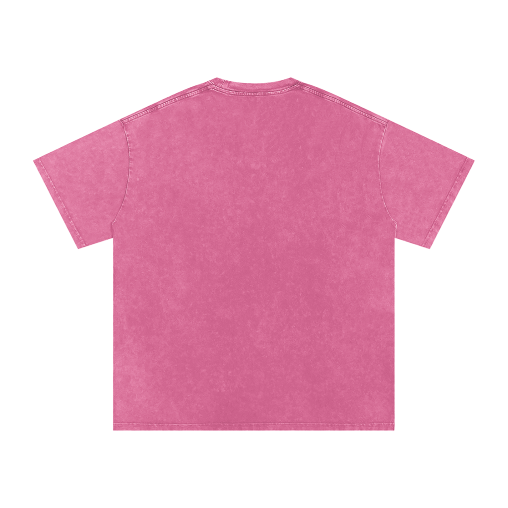 Snow Washed Oversized Cotton T-Shirts