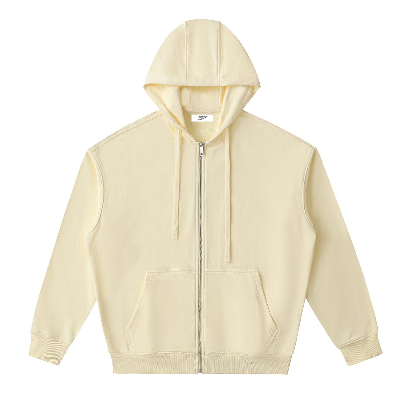 Drop-Shoulder Zip Up Hoodies