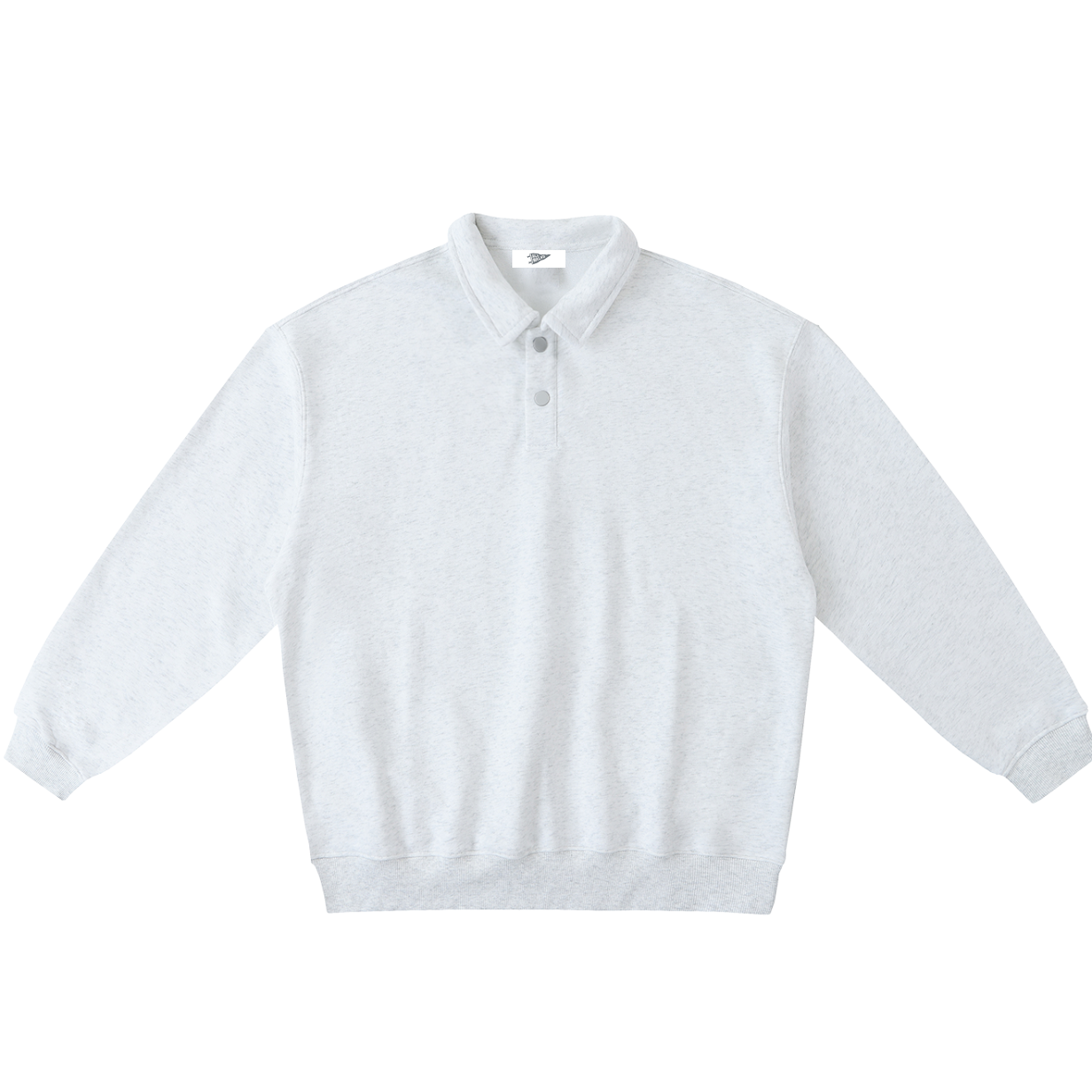 Heavyweight Polo-Collar Sweatshirt