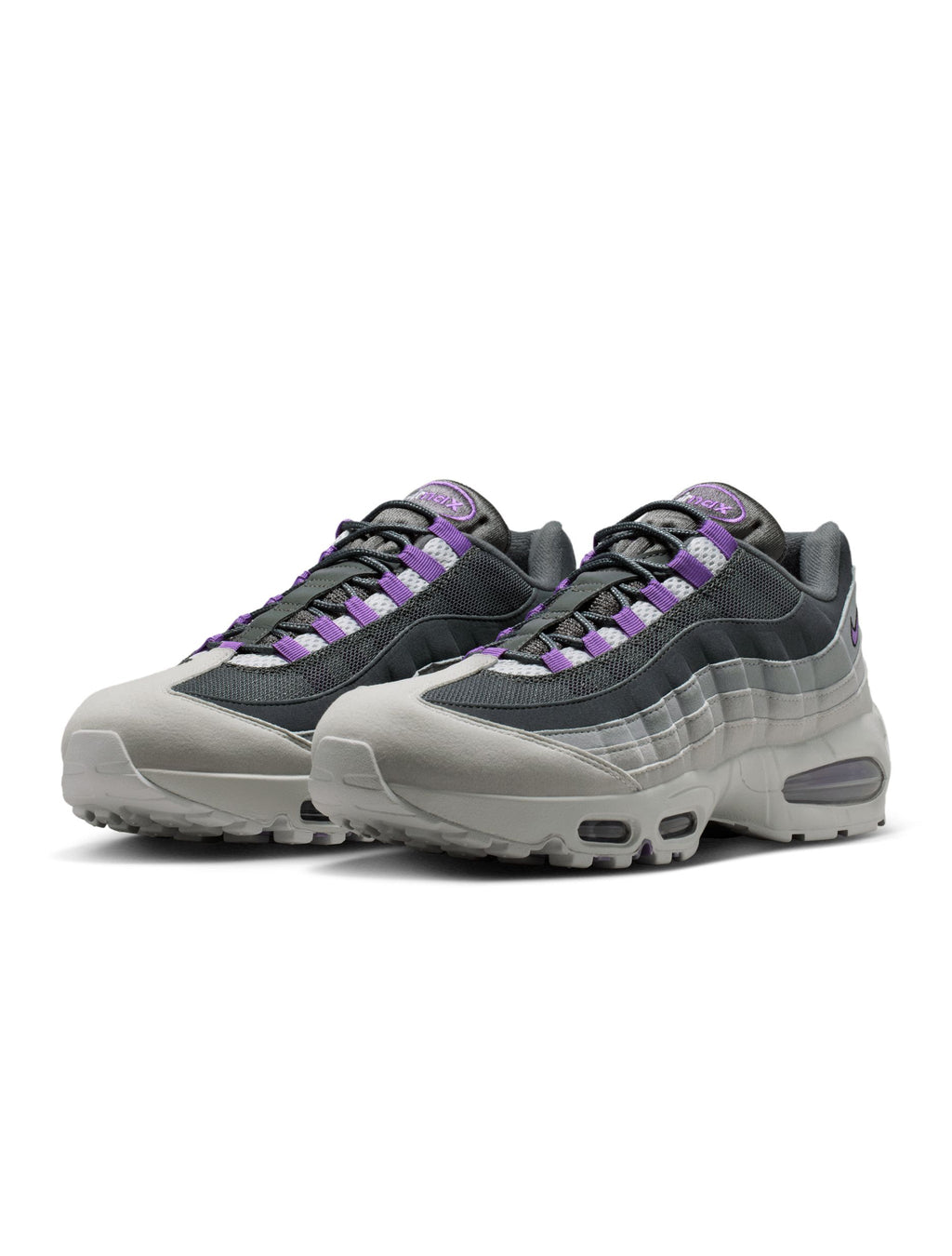 Nike Mens Air Max 95 Big Bubble OG - Photon Dust/Bright Violet