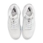 Air Jordan Mens 5 Retro - White Metallic