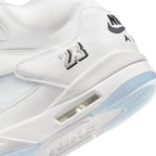 Air Jordan Mens 5 Retro - White Metallic