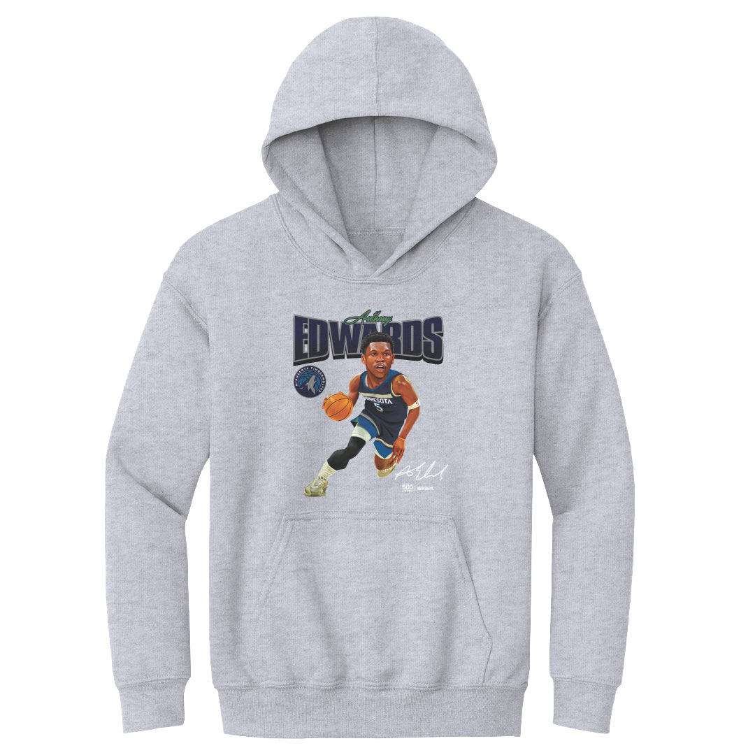 Youth 500 Level Anthony Edwards Timberwolves Caricature