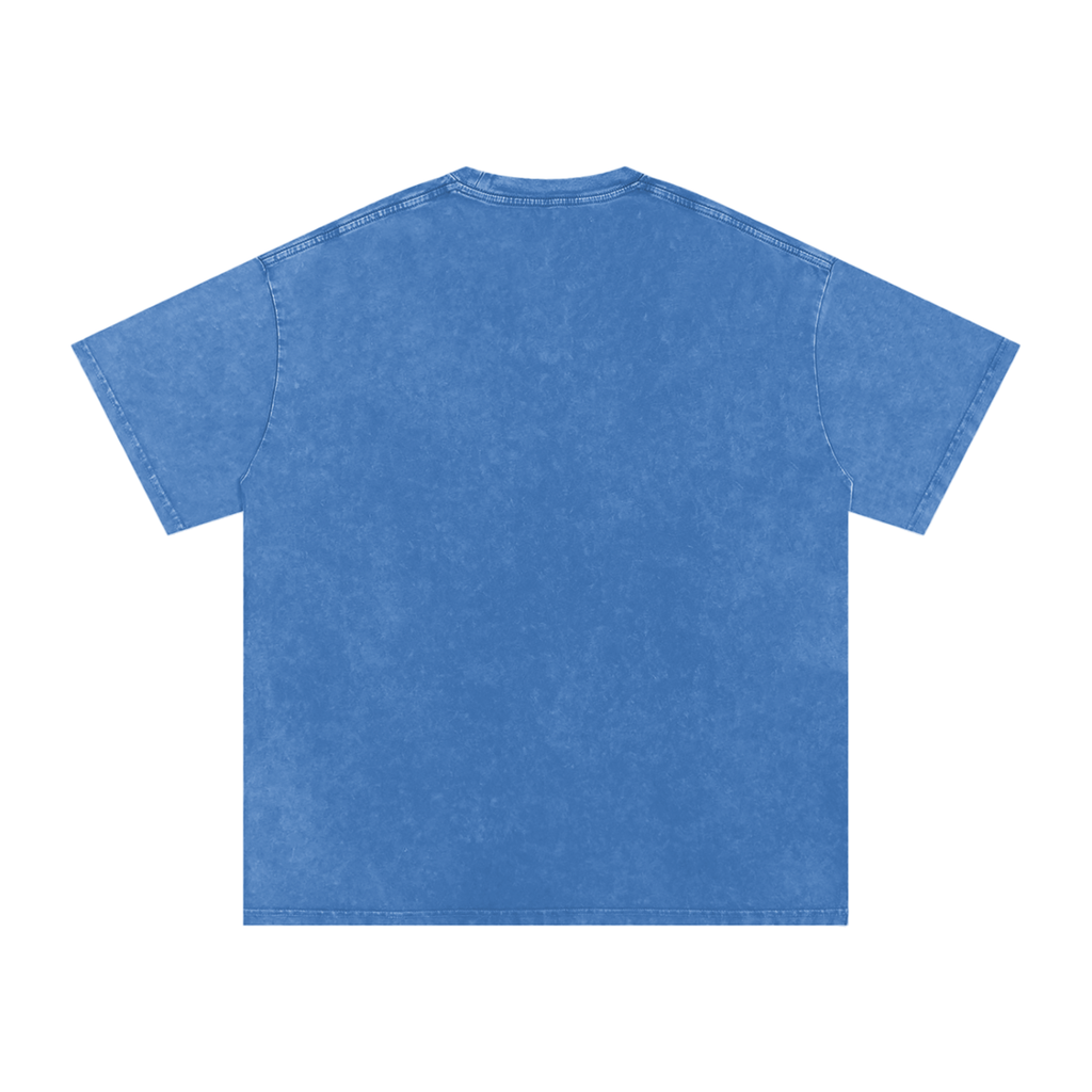 Snow Washed Oversized Cotton T-Shirts