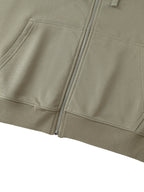 Drop-Shoulder Zip Up Hoodies