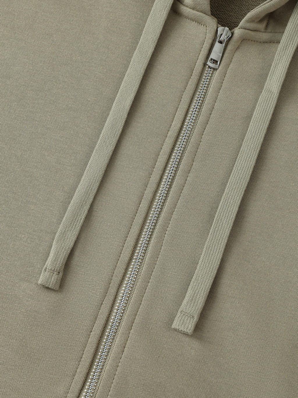 Drop-Shoulder Zip Up Hoodies