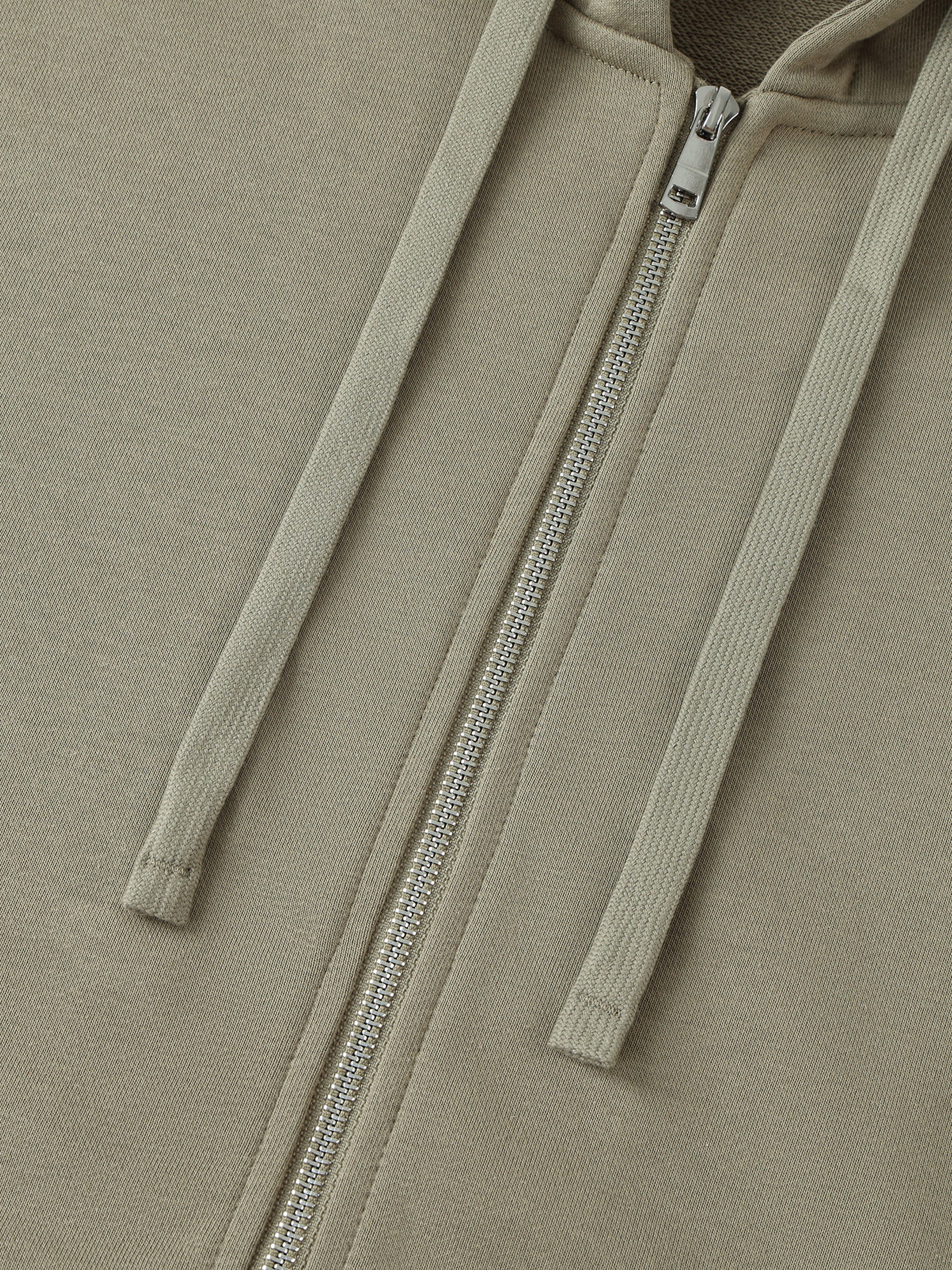 Drop-Shoulder Zip Up Hoodies