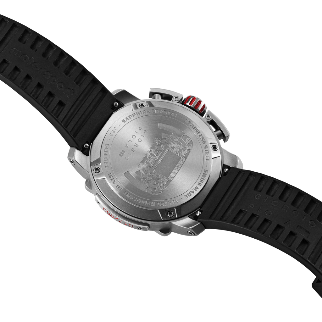 Torque Blue Stainless Steel Swiss Sport Chrono Watch