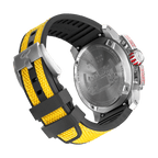 Torque Yellow Stainless Steel Swiss Sport Chrono Watch