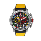 Torque Yellow Stainless Steel Swiss Sport Chrono Watch