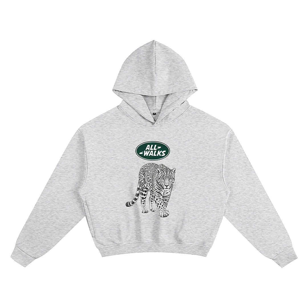 All Walks Wildlife Cotton Cropped Hood