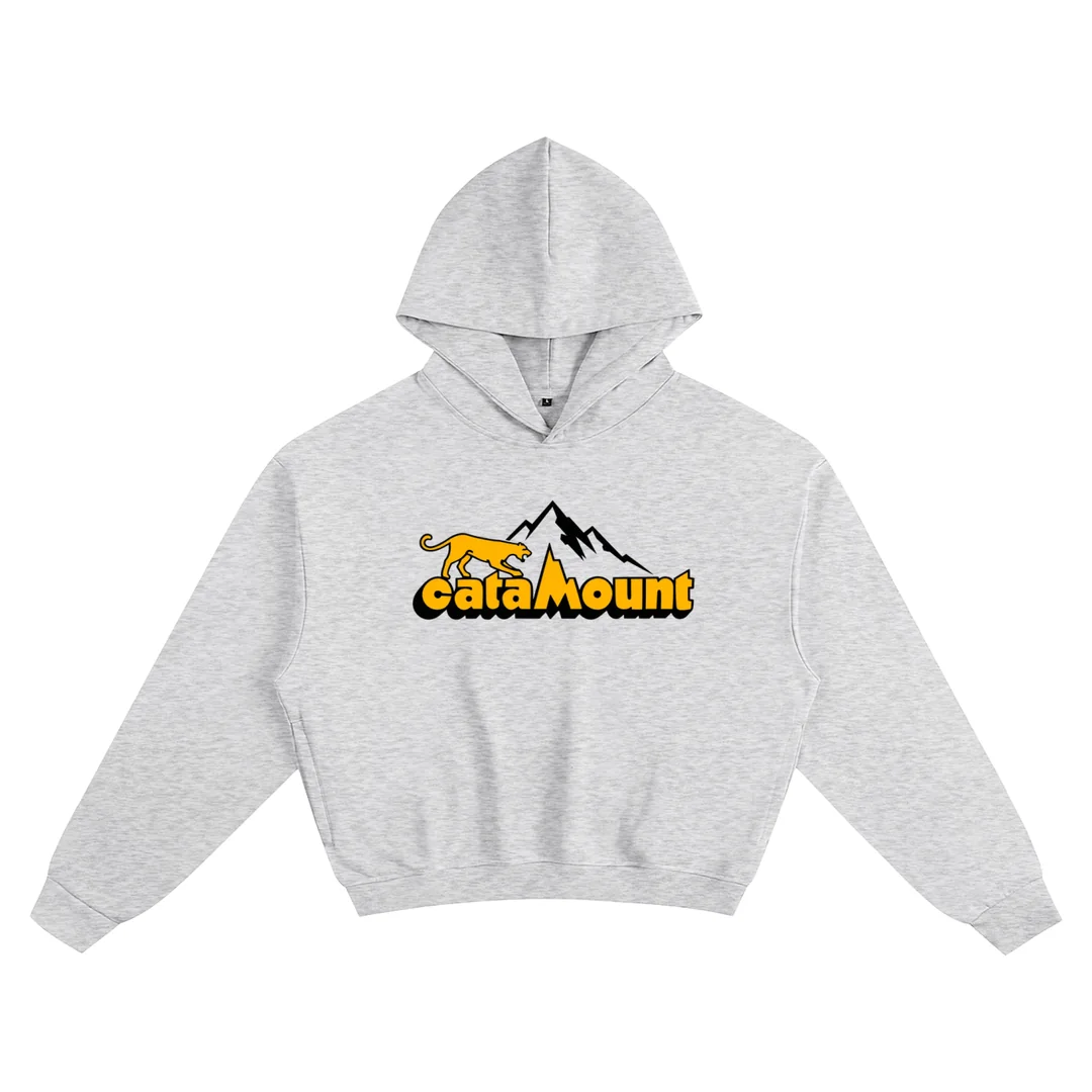Catamount Cotton Cropped Hoodie