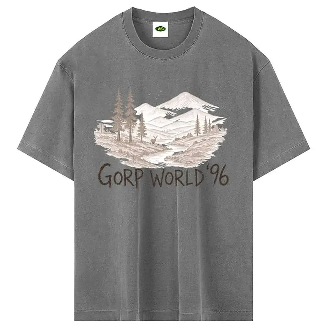 Gorp World Vintage Washed Oversized Tee