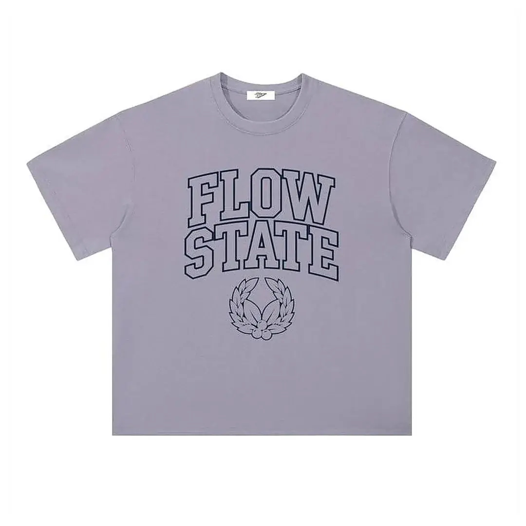 Flow State Drop Shoulder Cotton T-Shirt