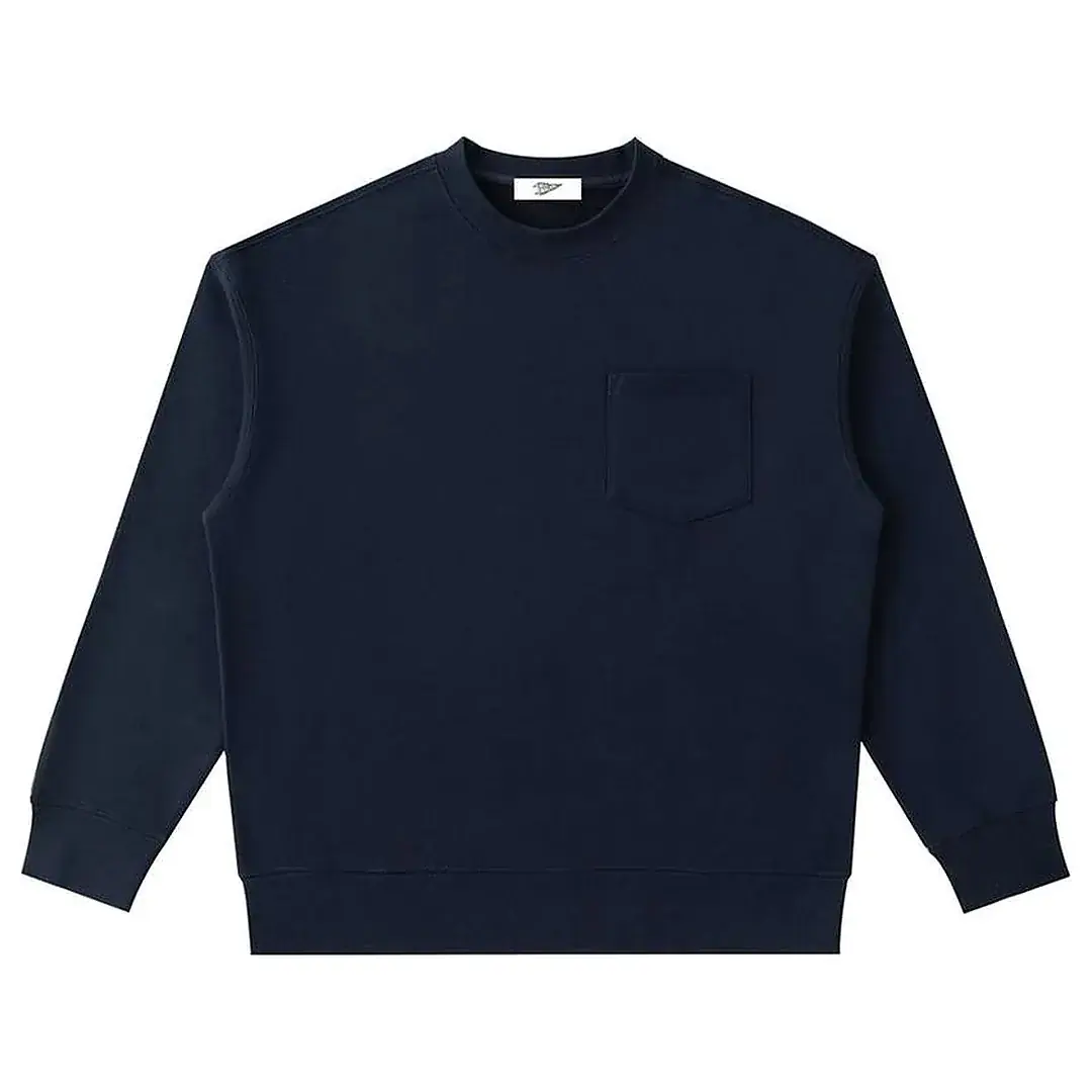 Heavyweight Patch Pocket Crew Sweatshirt