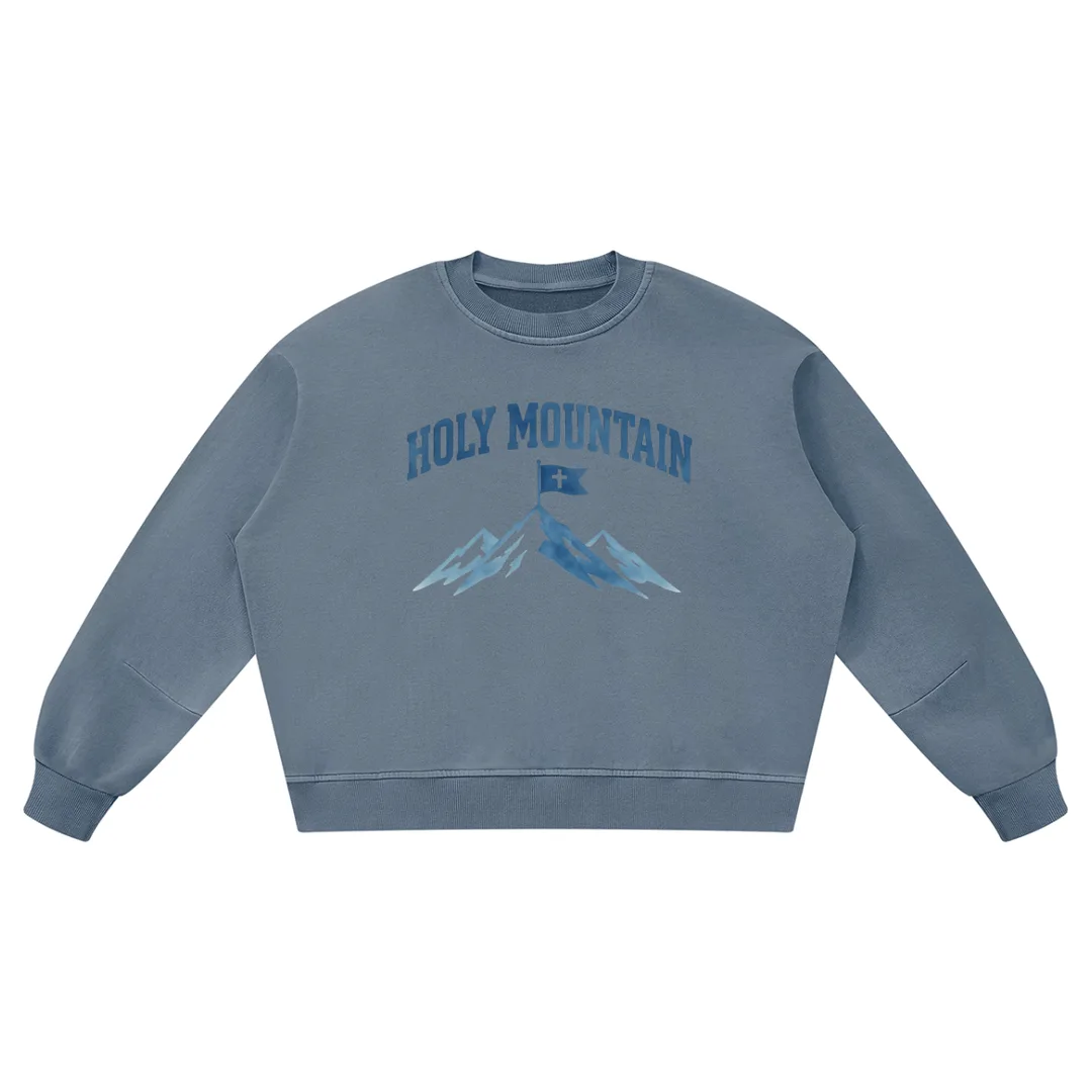 Holy Mountain Vintage Washed Boxy Crew