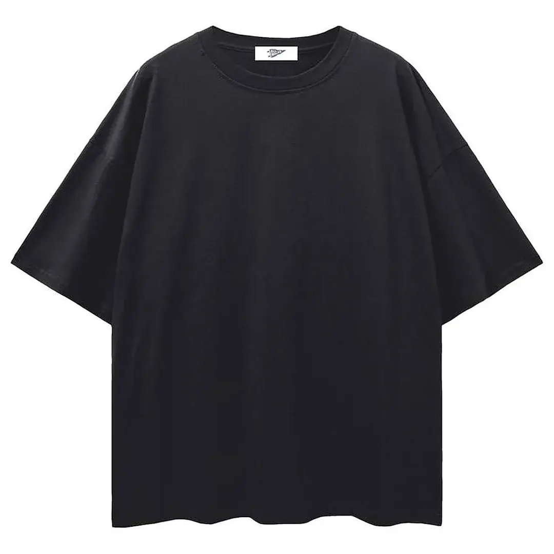Loose Drop Shoulder Cotton T-Shirts