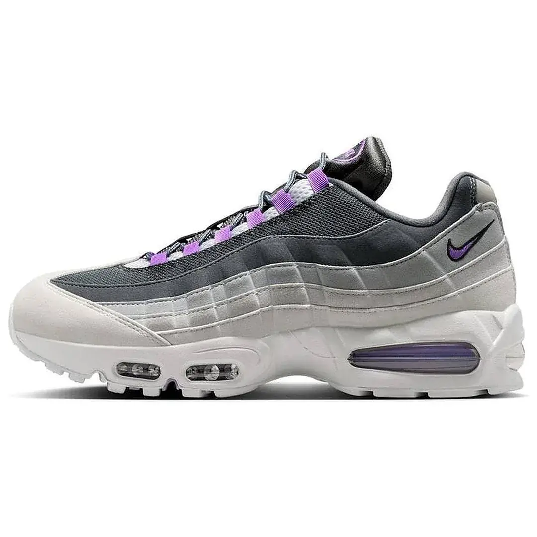 Nike Mens Air Max 95 Big Bubble OG - Photon Dust/Bright Violet