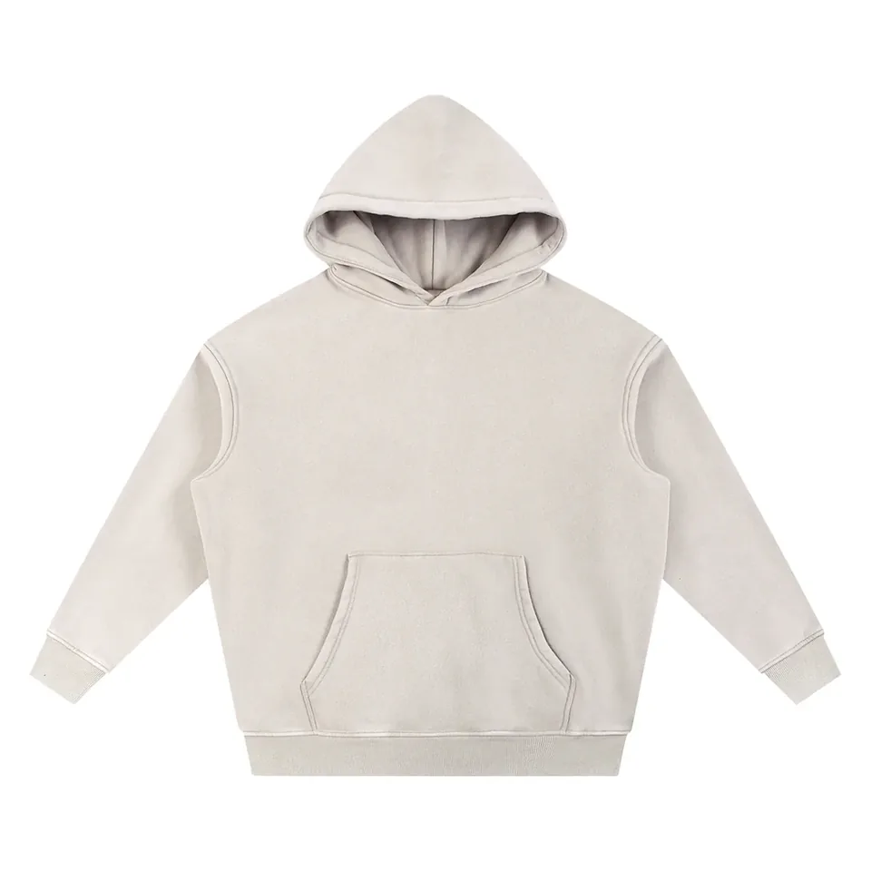 Snow Wash Fleece Oversize Hoods