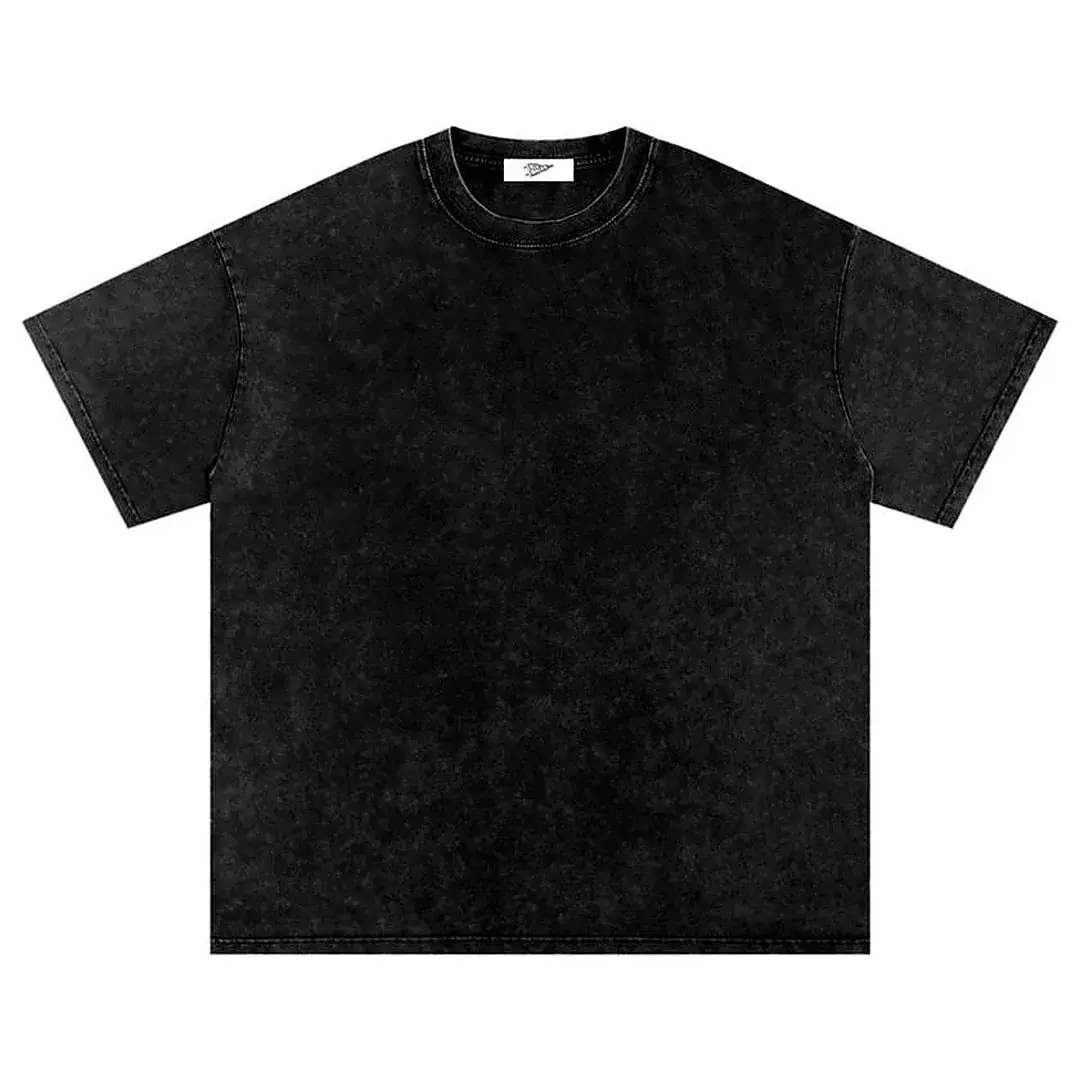 Snow Washed Oversized Cotton T-Shirts