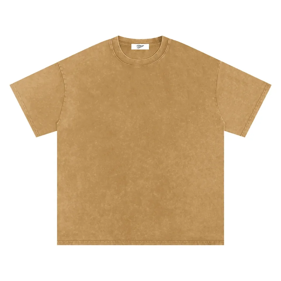Snow Washed Oversized Cotton T-Shirts