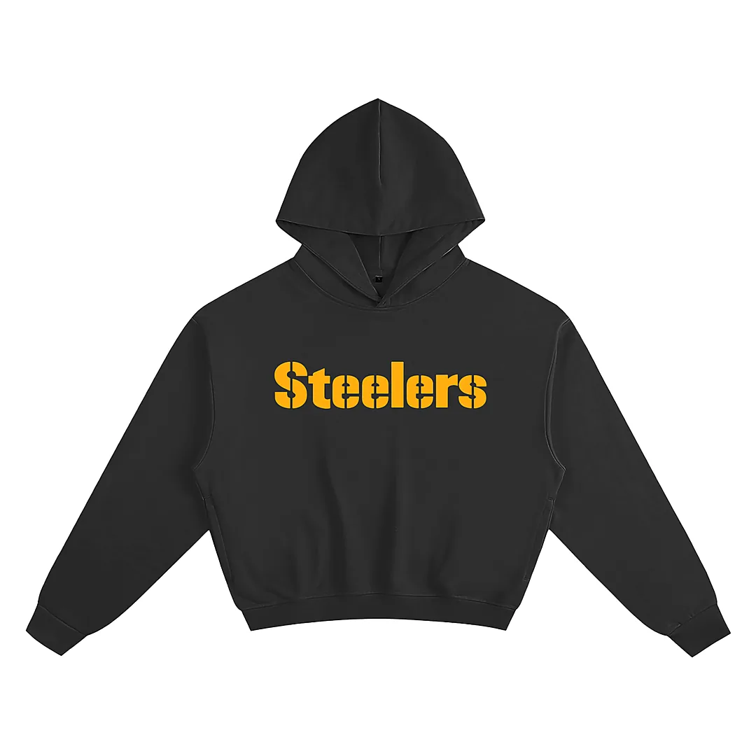 Steelers Vintage Cotton Cropped Hood