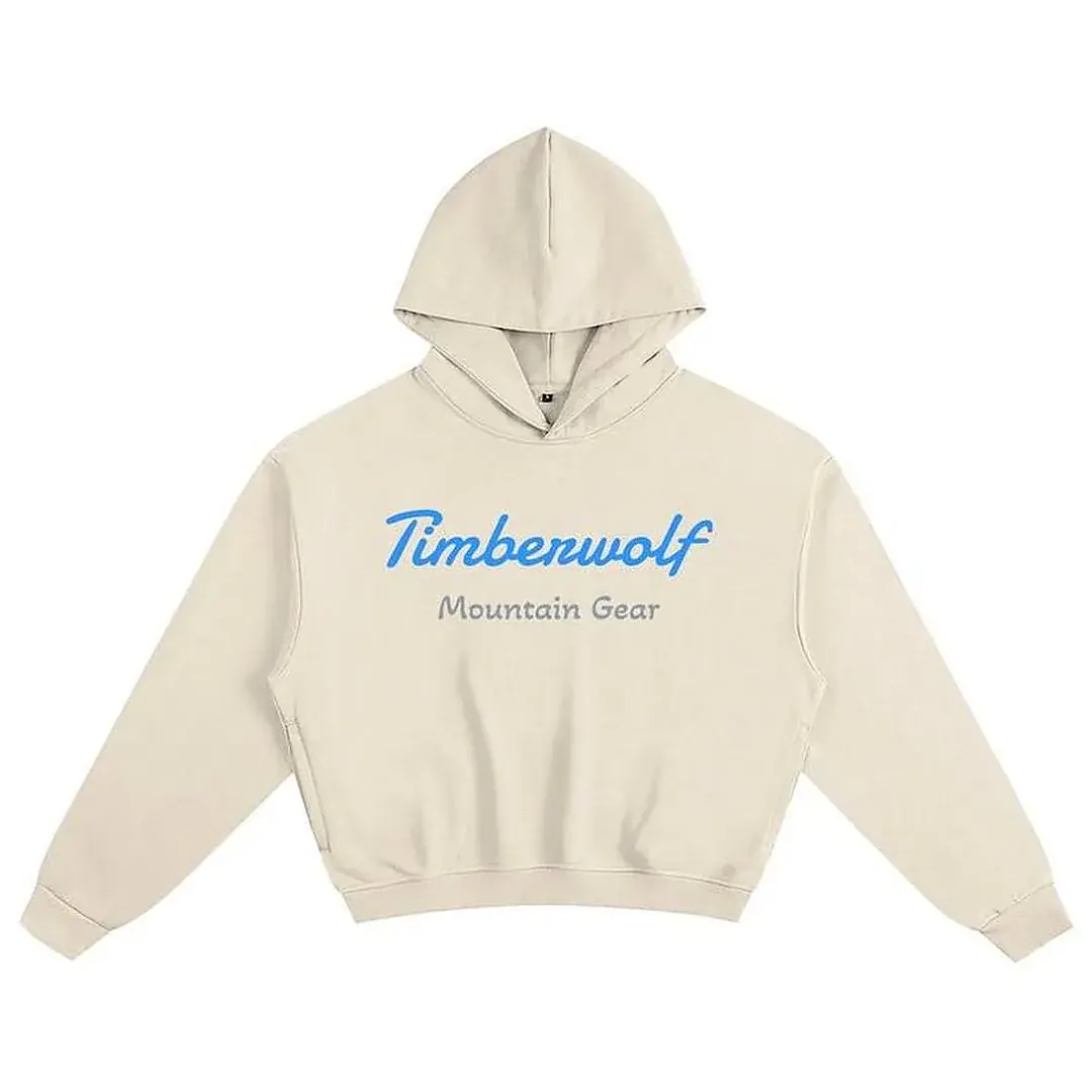 Timberwolf MG 100% Cotton Cropped Hoodie