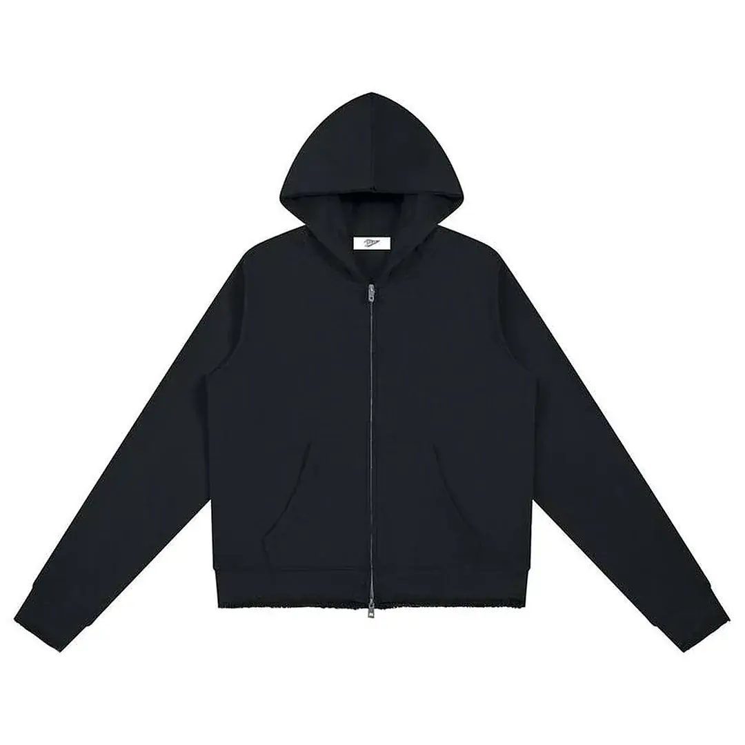 WMNS Raw Edge Full Zip Hoodie